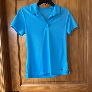 Nike Women's Bright Blue Short Sleeve Polo